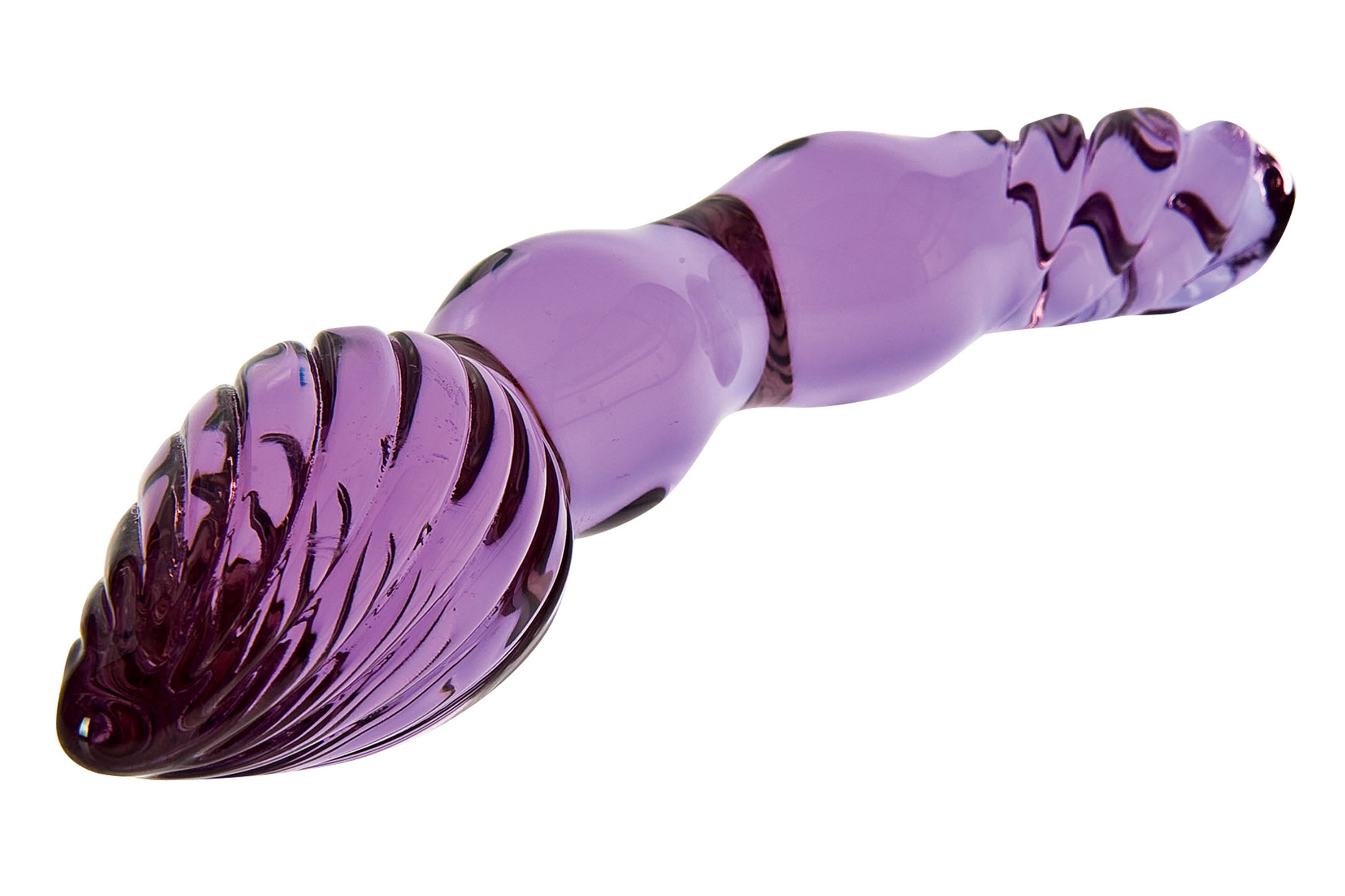 Glassvibrations PREMIUM Dildo - Lila Geheimnis