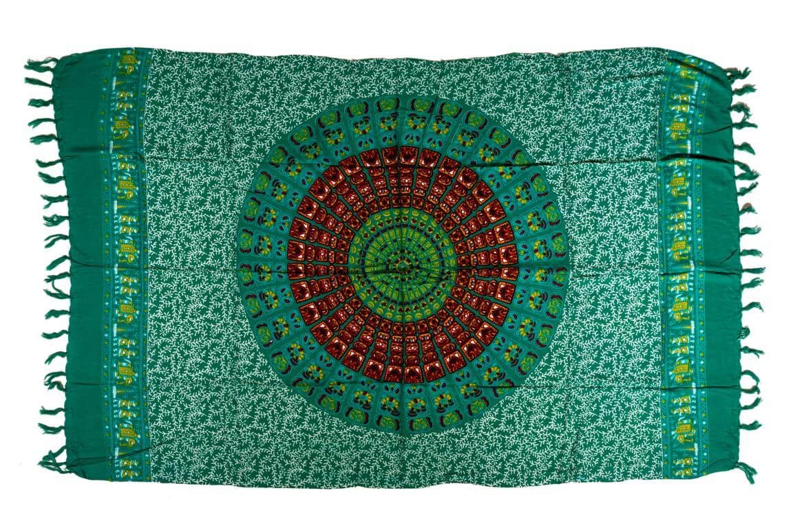 Lunghi | Sarong "Nature-Mandala" - FARBAUSWAHL