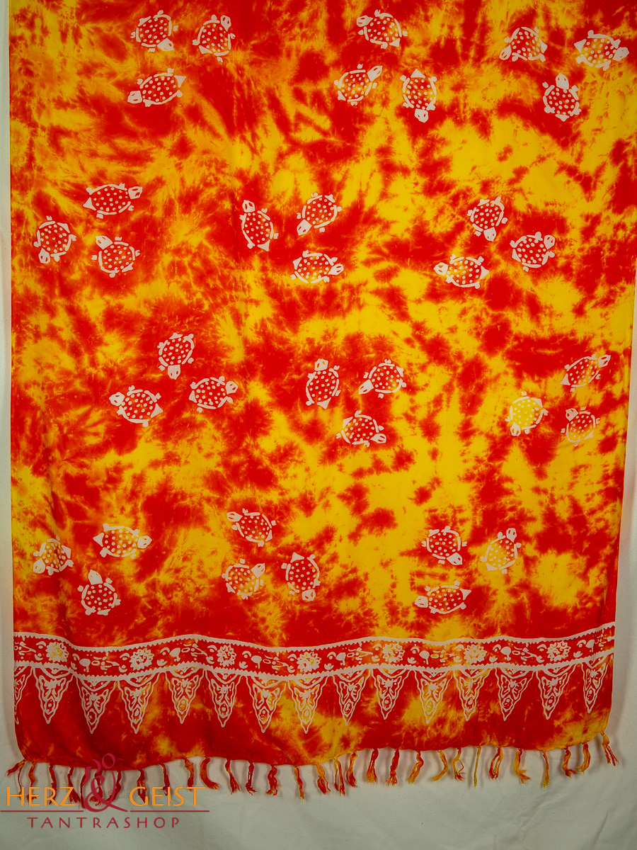 Lunghi | Sarong "Orange smoke" - FARBAUSWAHL