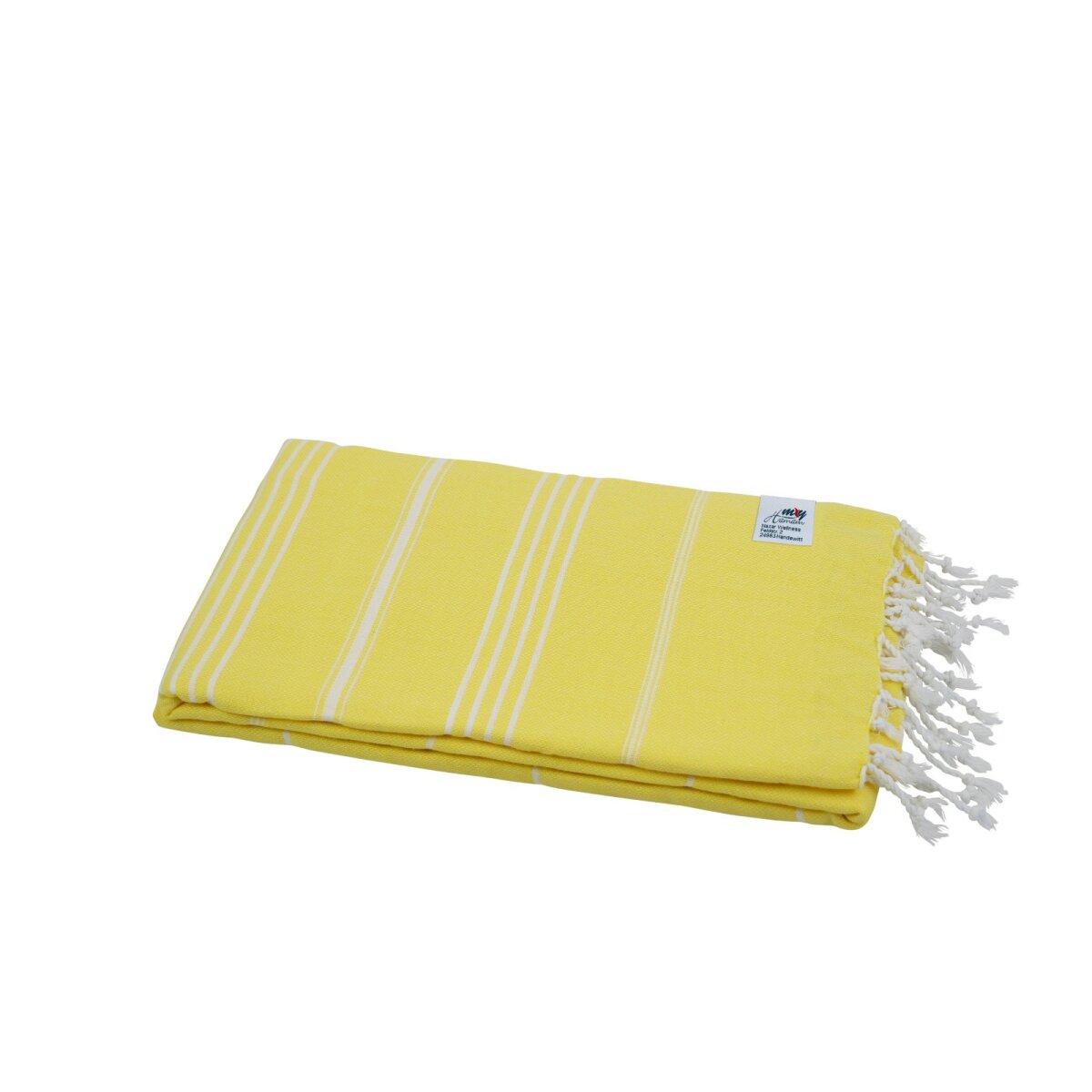 Hamamtuch XXL - Strandtuch Tagesdecke - Gelb gestreift