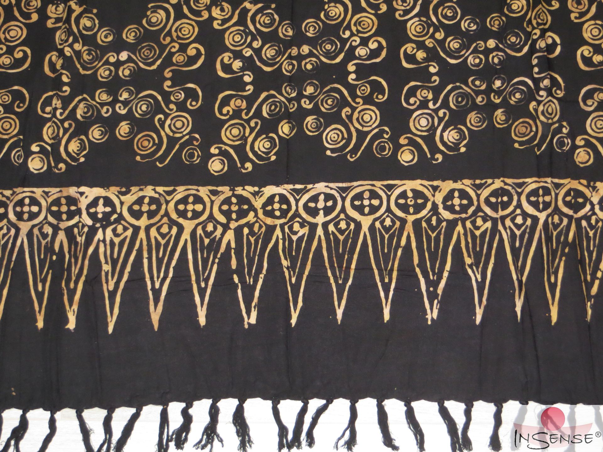Premium Lunghi | Sarong "Wailele" - schwarz