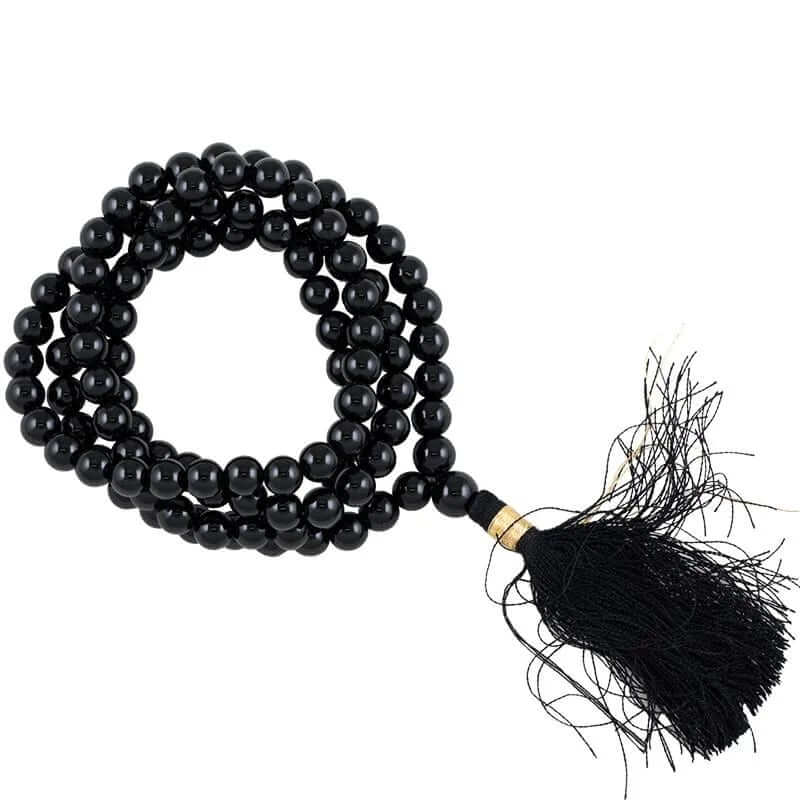 Mala Onyx mit 108 Perlen in AA Qualität