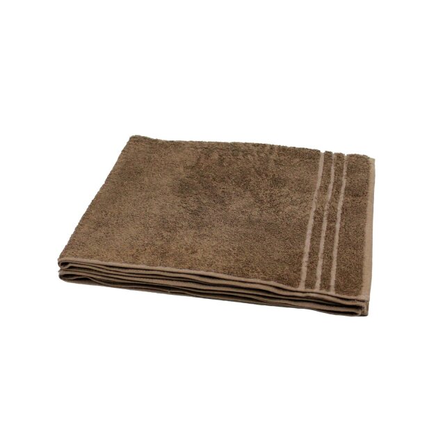 Saunatuch / Liegetuch braun - 80 x 200 cm