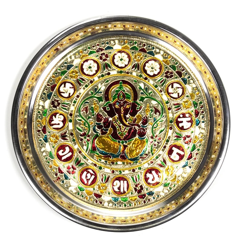 Tablett Ganesha 28 x 2,5cm