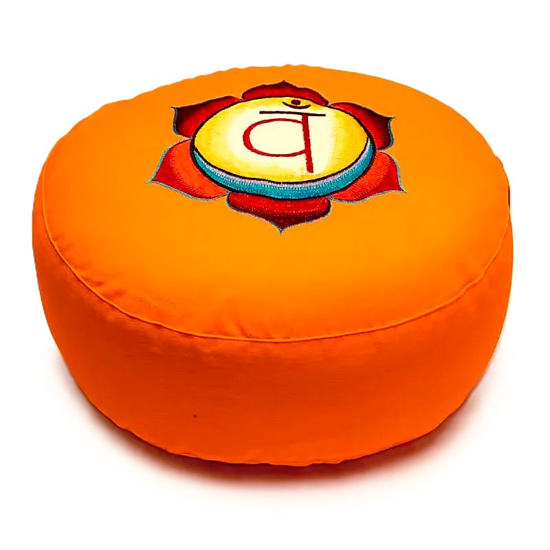 Meditationskissen 2. Chakra Svadhisthana - orange