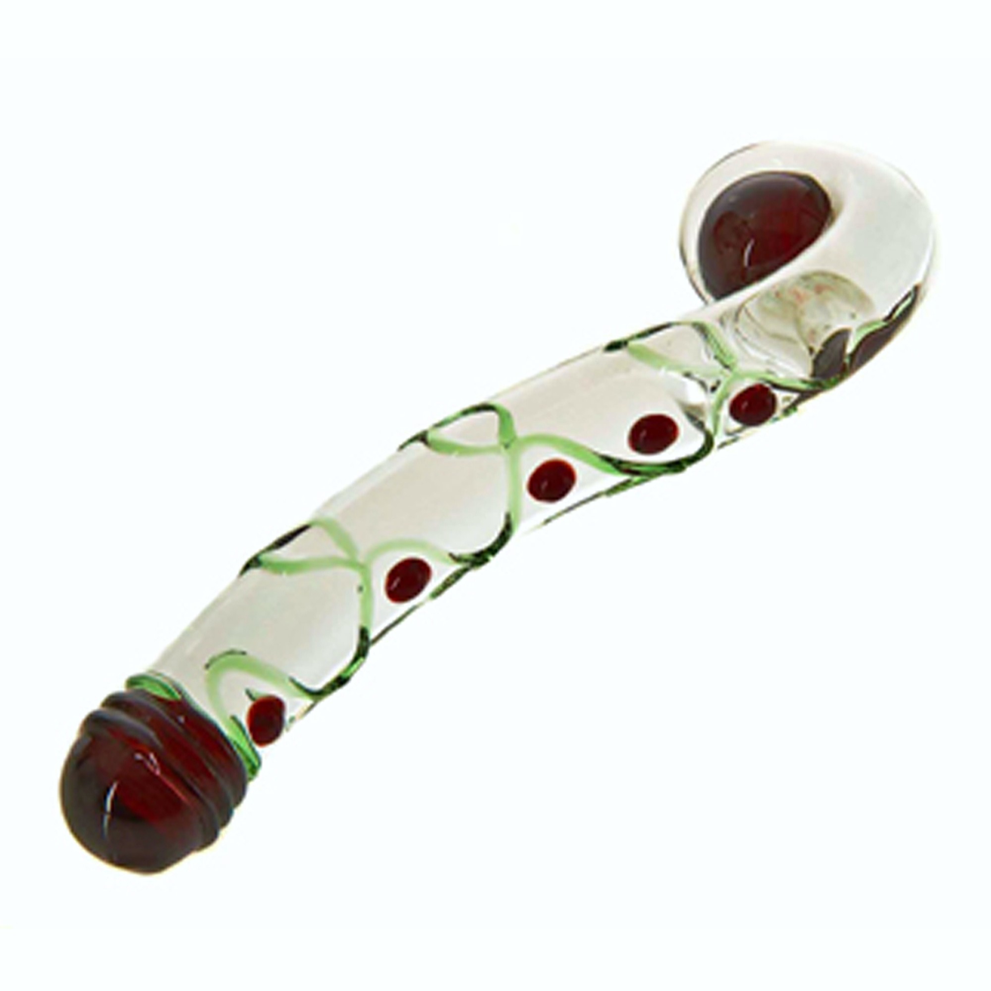 Glassvibrations PREMIUM Dildo - Rosenstock