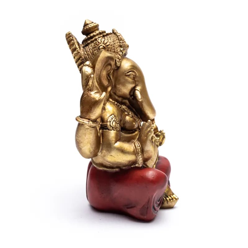 Ganesha Statue - goldfarben 17,7 cm
