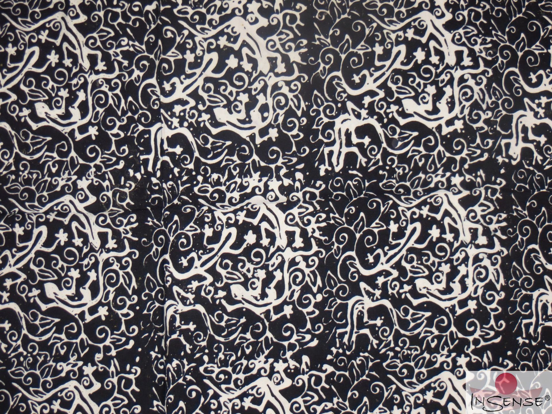 XL Premium Lunghi | Sarong "Kahiki" - schwarz-weiß