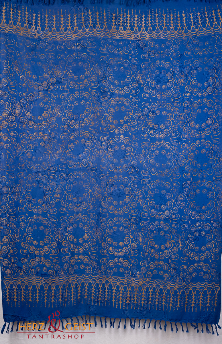 Premium Lunghi | Sarong "Wailele" - blau