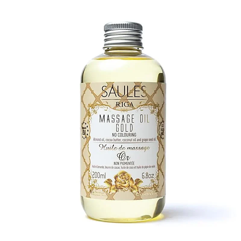 Natürliches Massageöl - Gold 200 ml