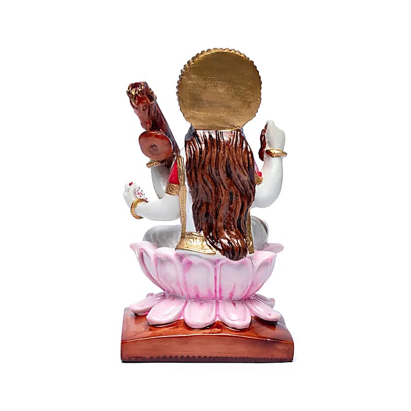 Saraswati mit Sitar - 19 x 10 cm