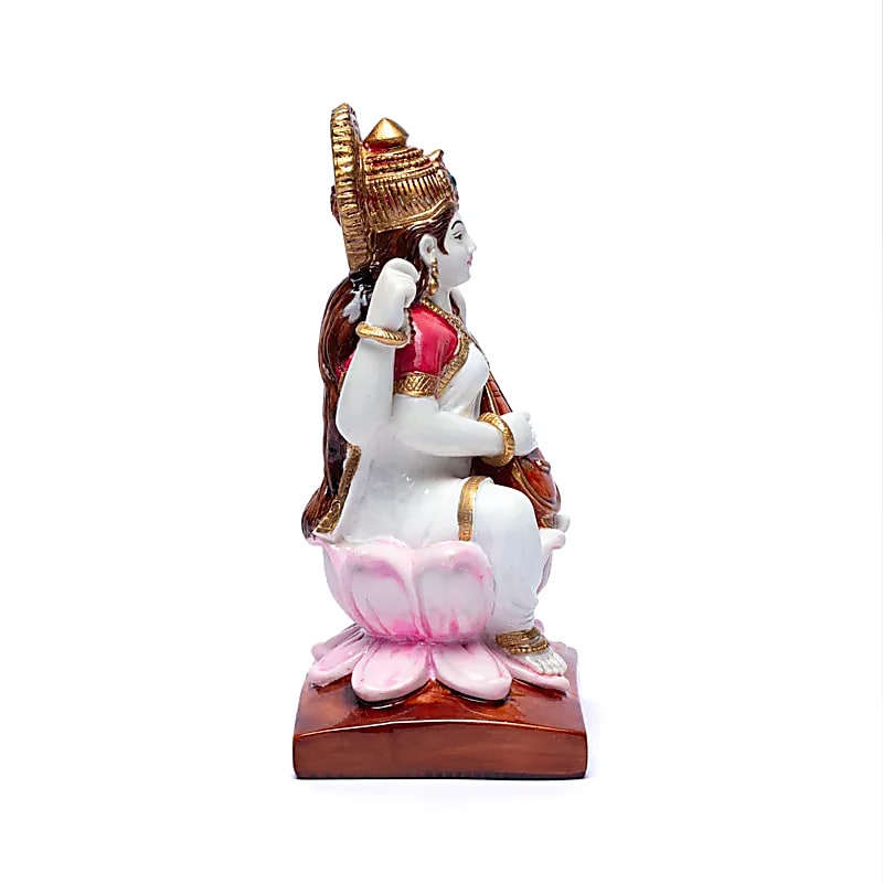 Saraswati mit Sitar - 19 x 10 cm