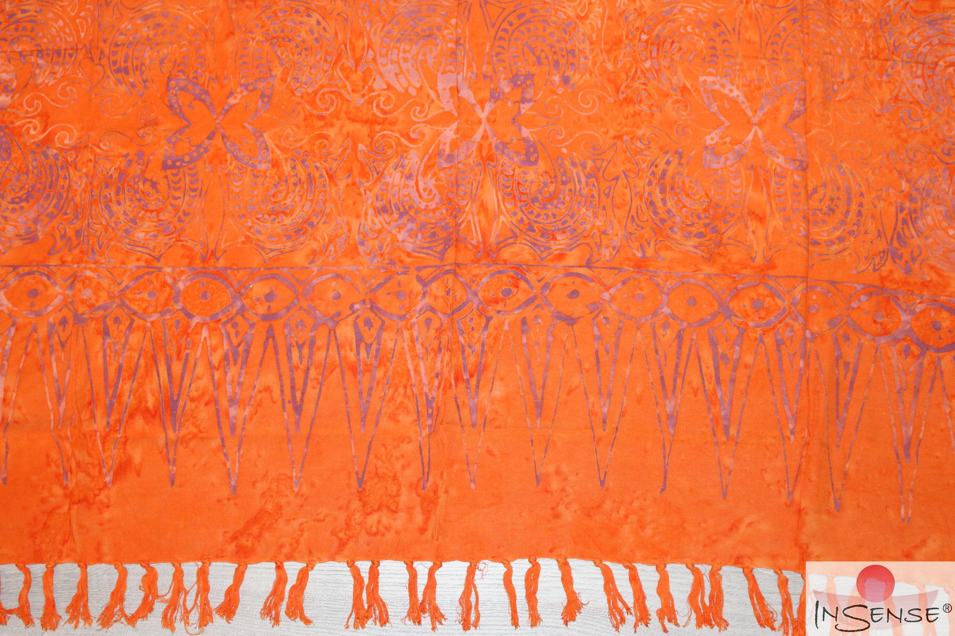 Premium Lunghi | Sarong "Wahini" - orange