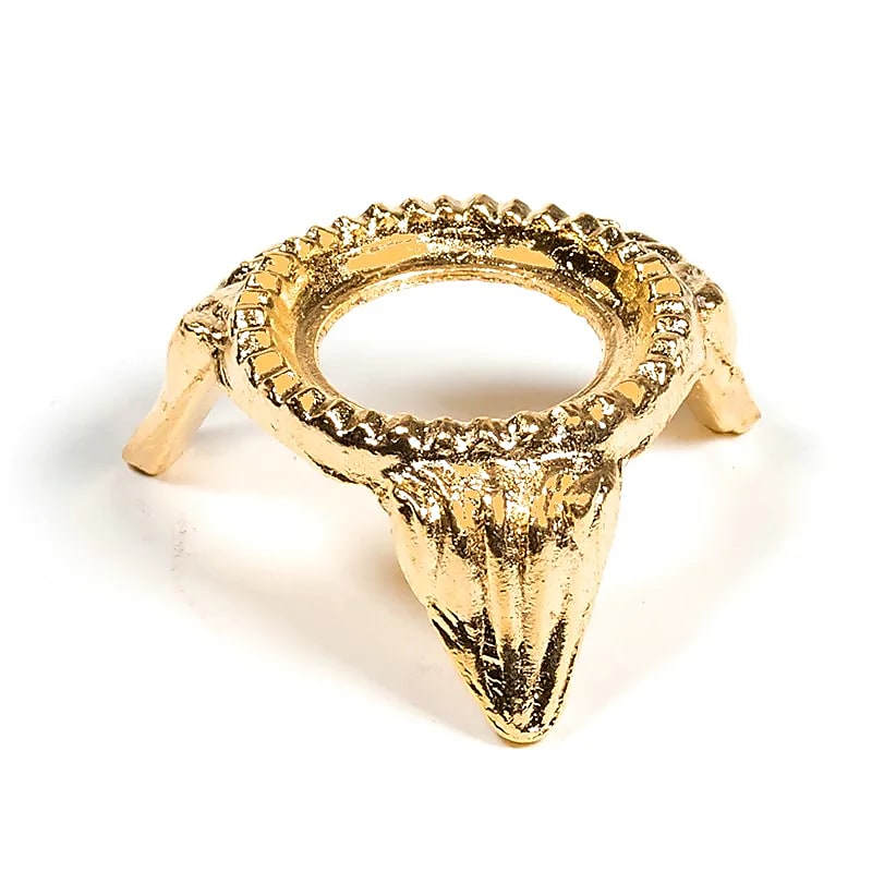 Halter / Ständer - 3-Bein goldfarben - für Yoni Ei oder Kugel - 2 x 3 cm