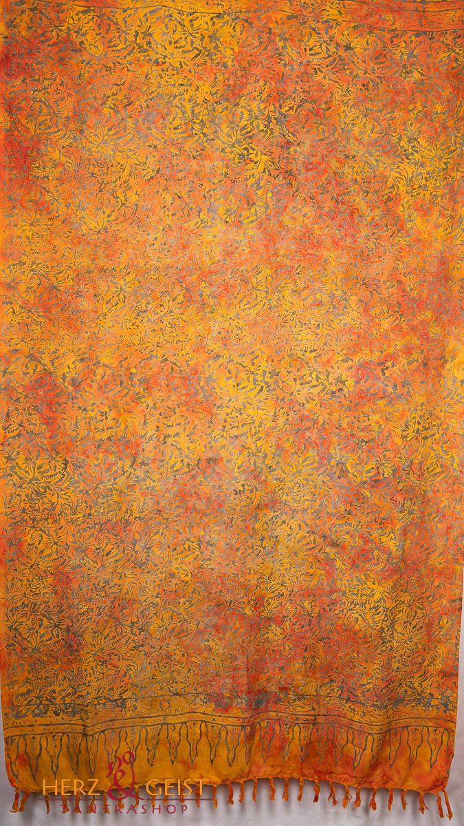 XL Premium Lunghi | Sarong "La Ola" - orange