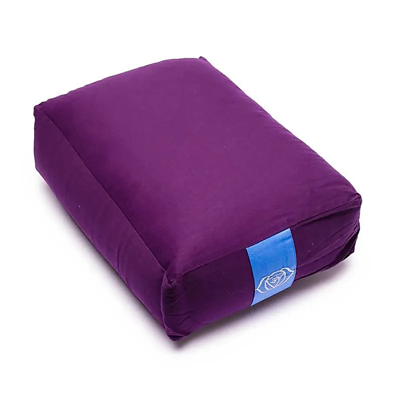 Meditationskissen / Yoga Bolster - violett 6. Chakra