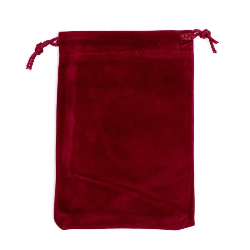 Samt-Geschenktasche bordeaux S 