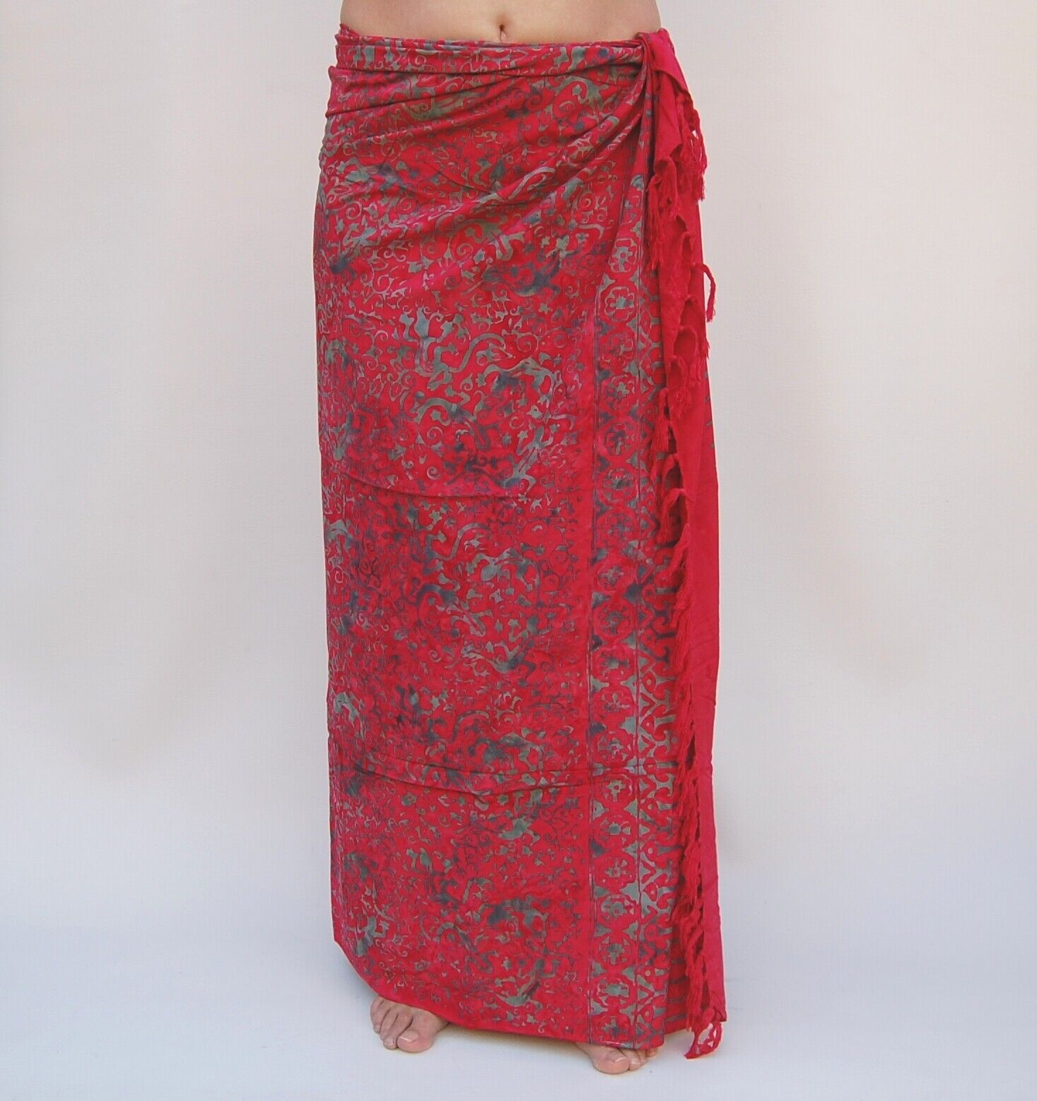 XL Premium Lunghi | Sarong "Kahiki" - rot