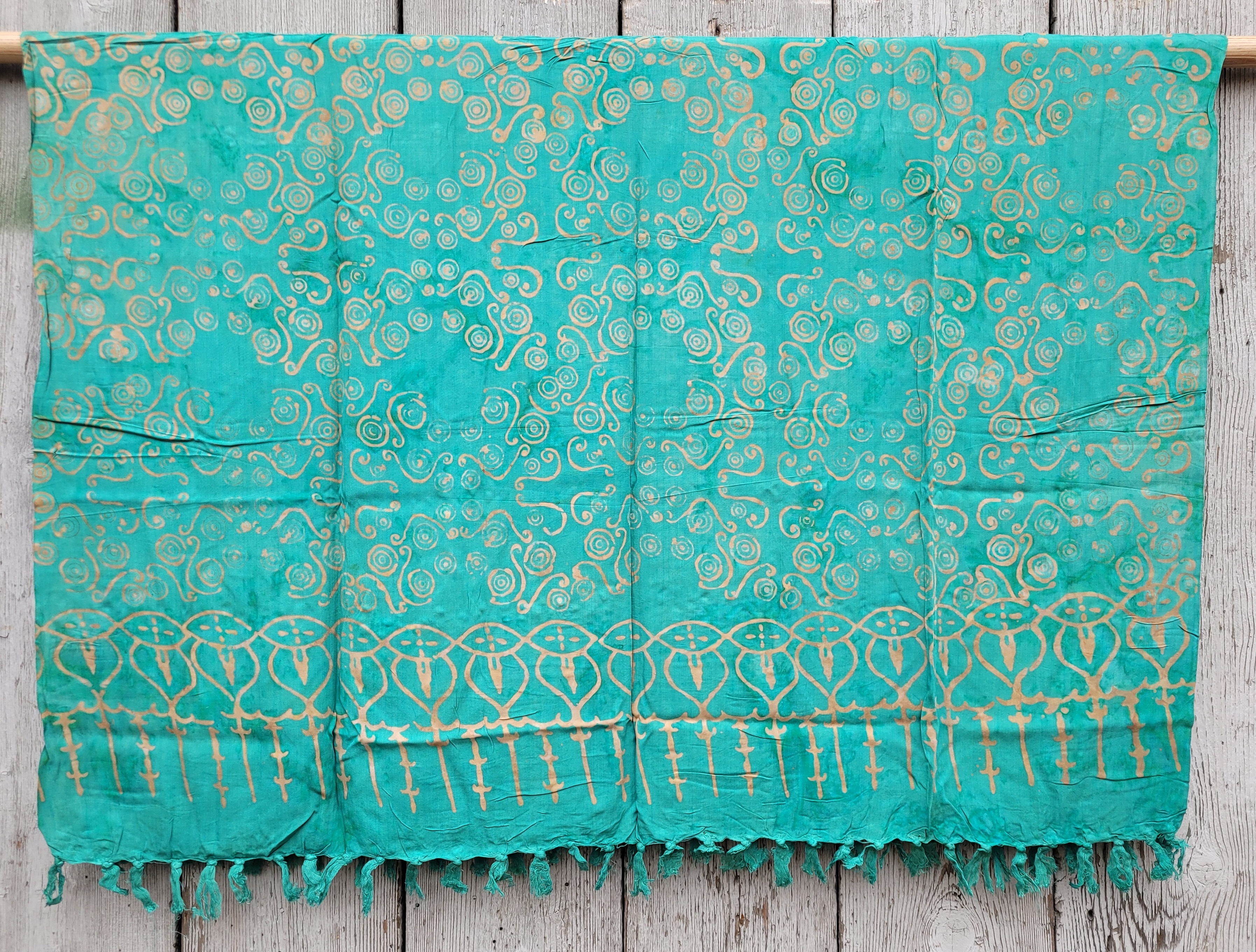 Premium Lunghi | Sarong "Wailele" - smaragd