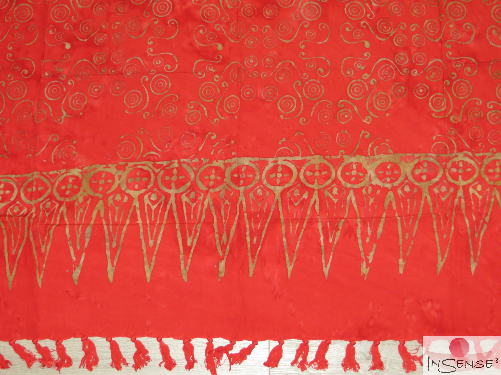 Premium Lunghi | Sarong "Wailele" - rot