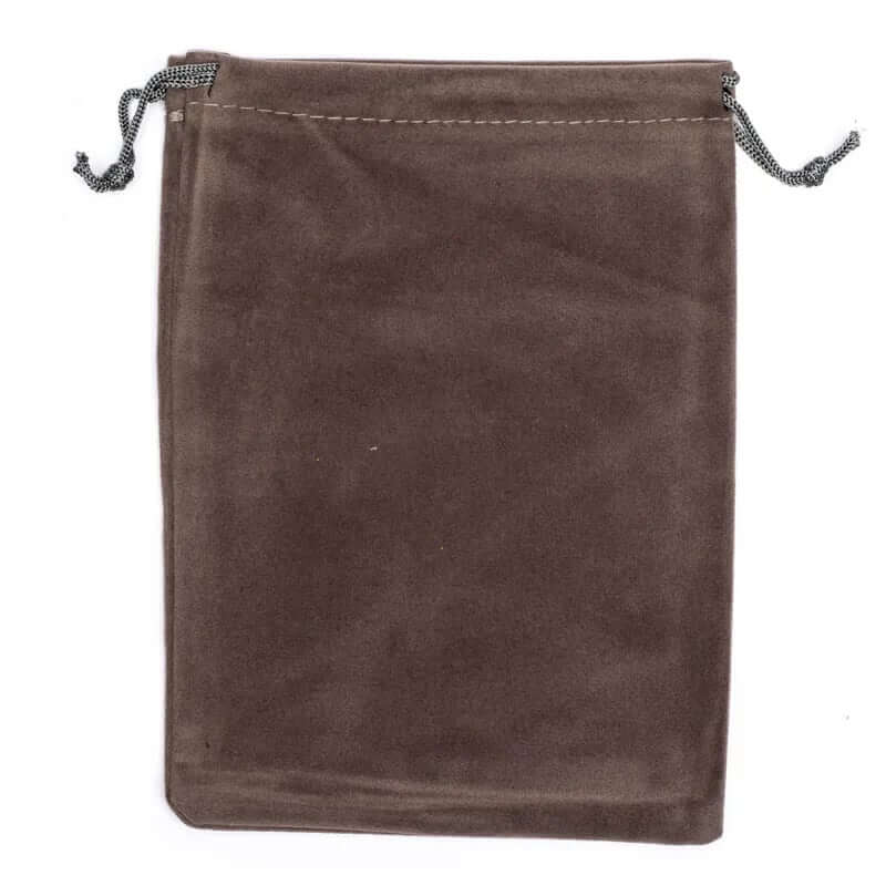 Samt-Geschenktasche grau M