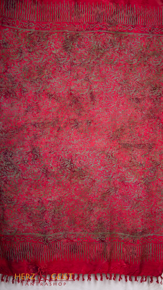 XL Premium Lunghi | Sarong "La Ola" - rot