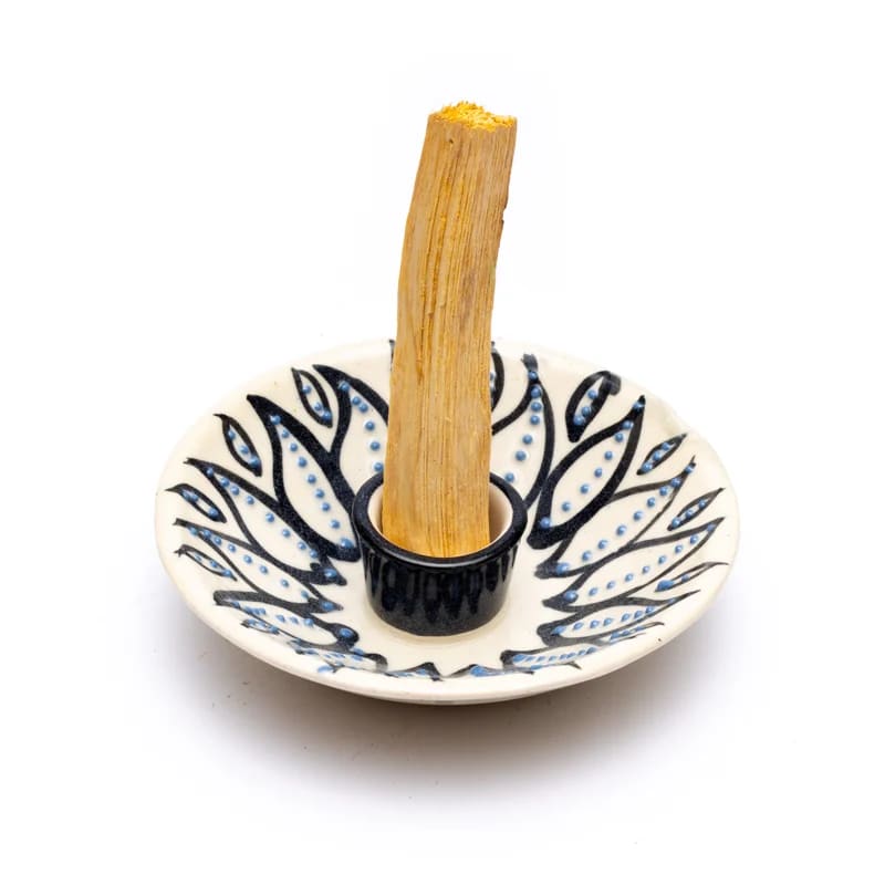 Räucherwerkhalter weiß - für Palo Santo Holz