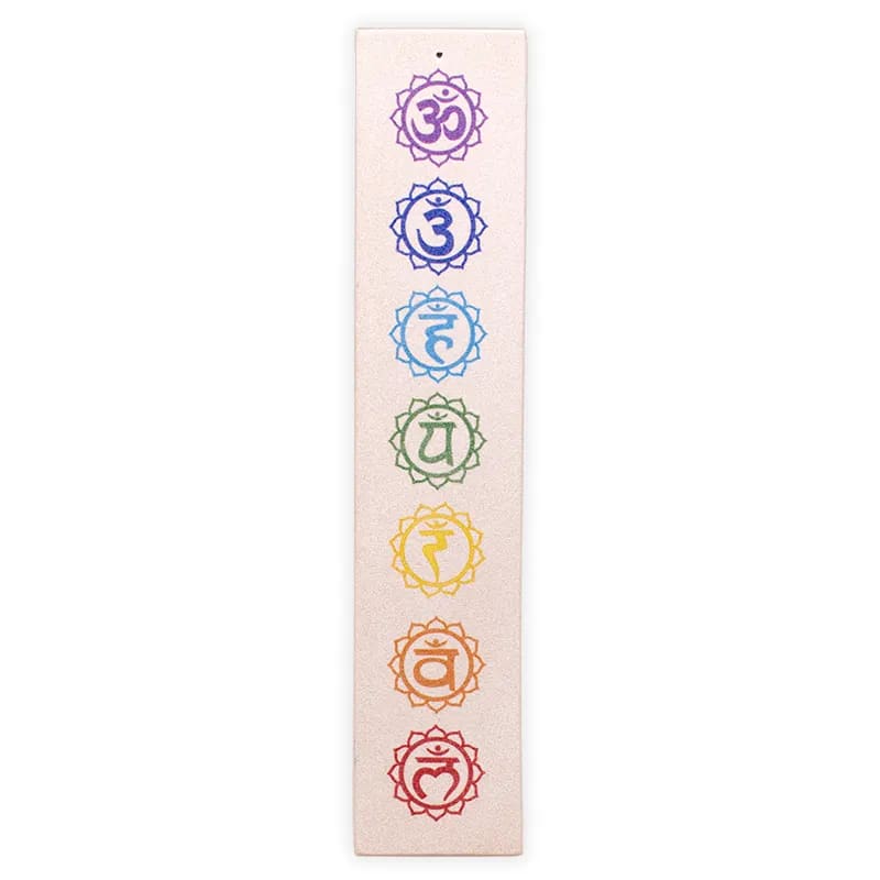 Räucherstäbchenhalter - 7 Chakren - Sandstein