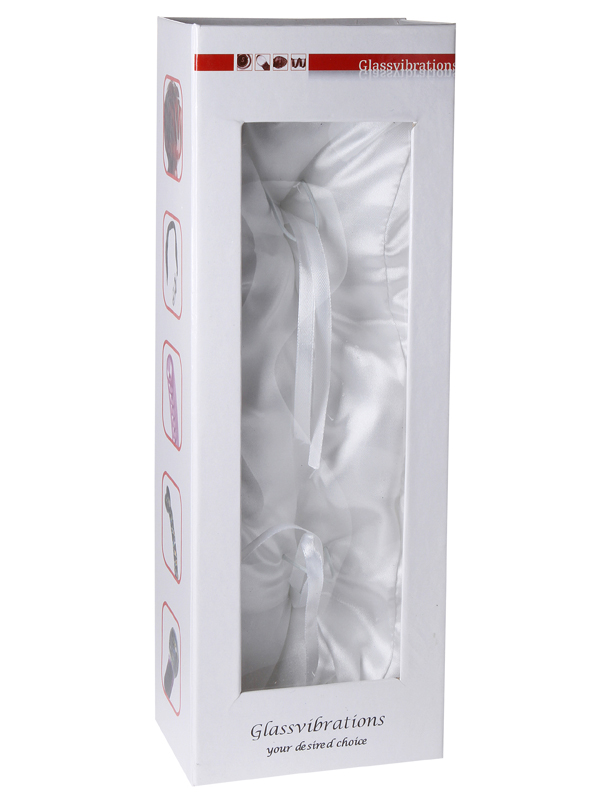 Glassvibrations PREMIUM Dildo - Blue Double