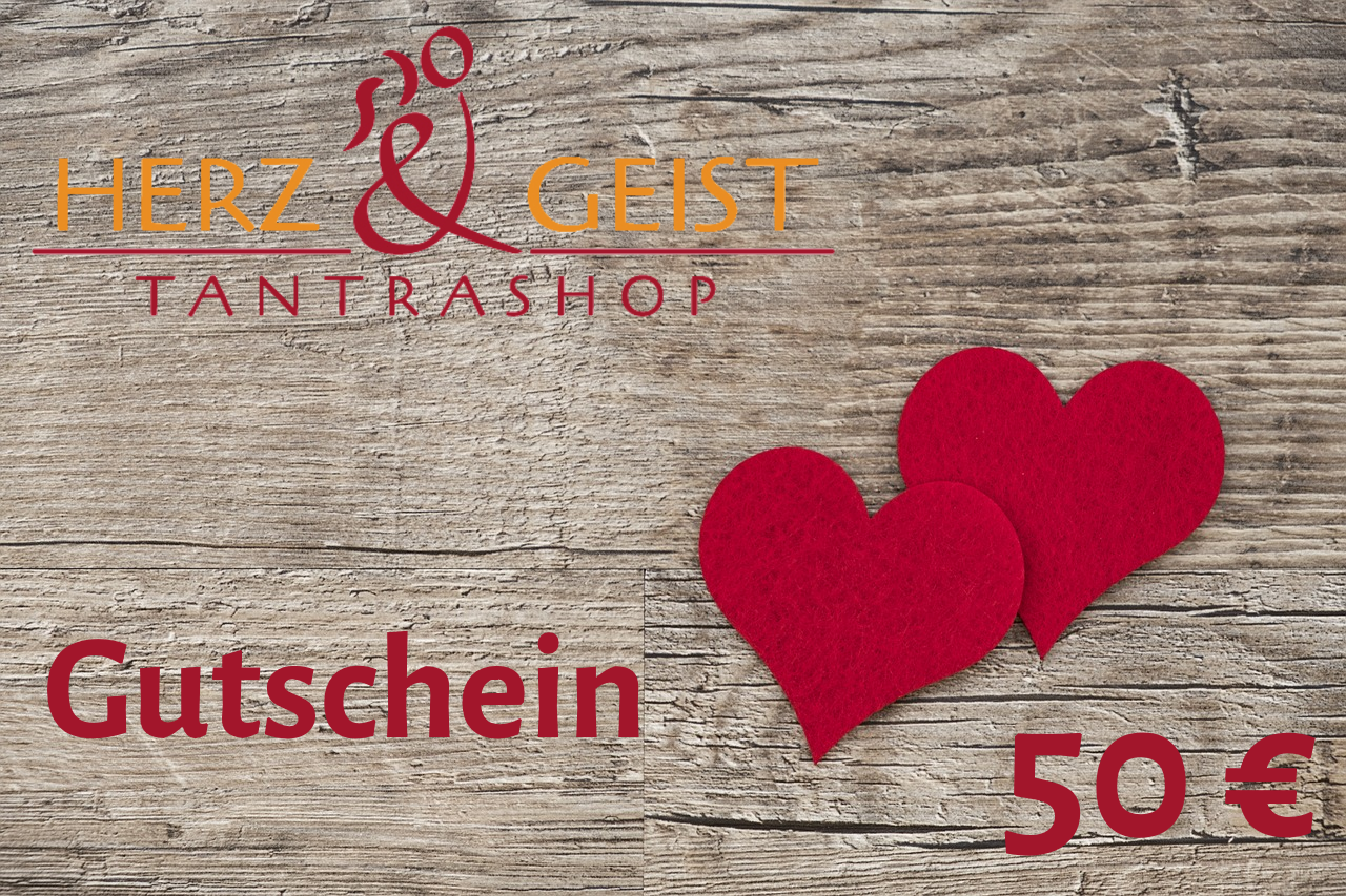 Geschenk Gutschein - Sinnliches und SinnVolles im Wert von 50 EUR