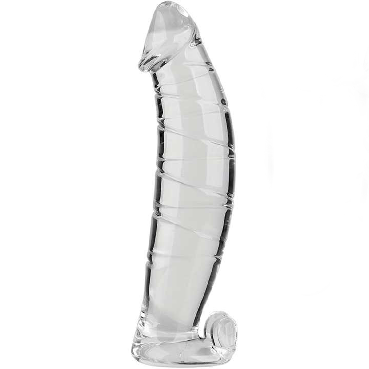 Glas Dildo Pleasure - "Mr. Big" transparent