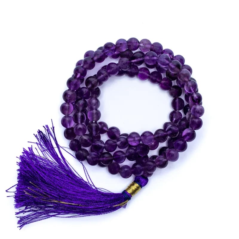 Mala Amethyst - mit Quaste