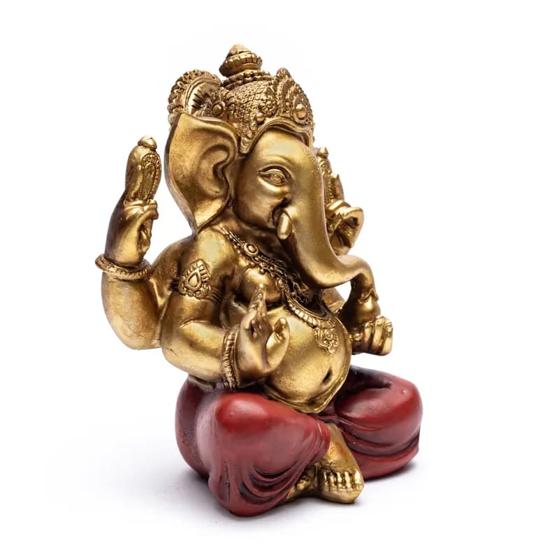 Ganesha Statue - goldfarben 17,7 cm