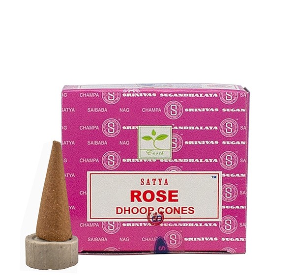 Räucherkegel - Rose SATYA