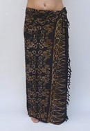 Premium Lunghi | Sarong "Wailele" - schwarz
