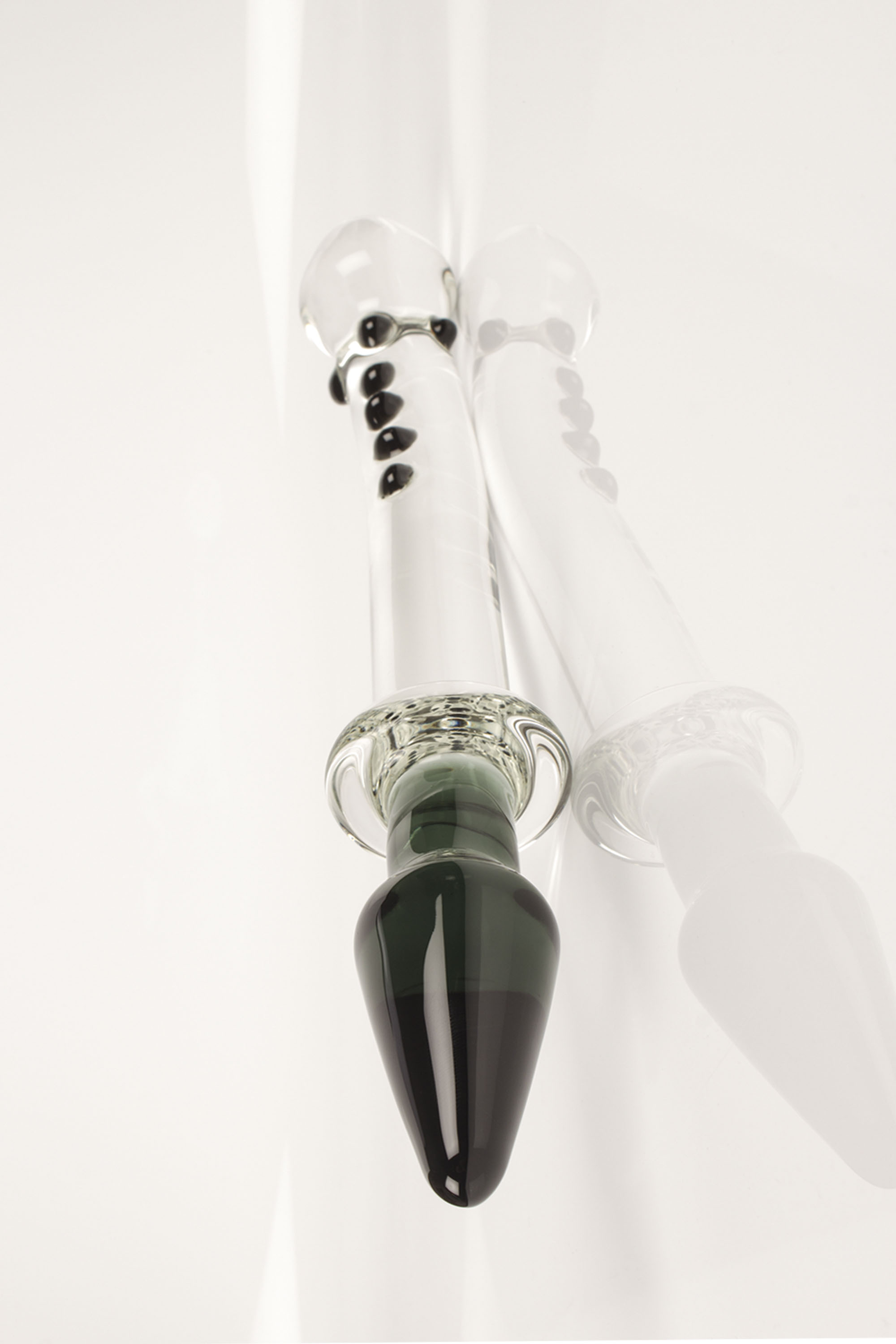 Glassvibrations PREMIUM Dildo - Twin Lover