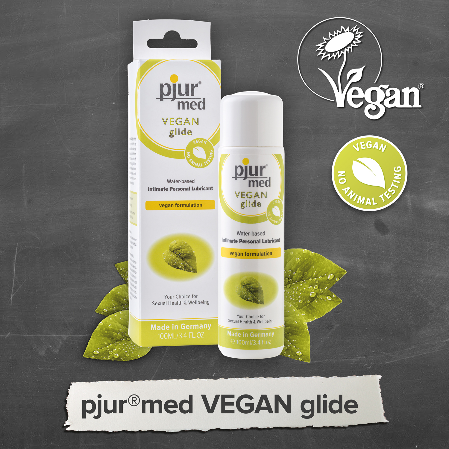 Pjur med VEGAN Glide - Gleitgel 100 ml